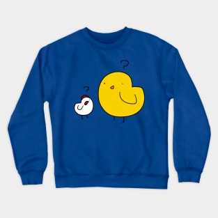 Big Chick and Little Chicken Crewneck Sweatshirt